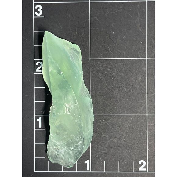 Mint Green Art Glass Cullet Translucent Slag Glass #SM23155 - Picture 4 of 4